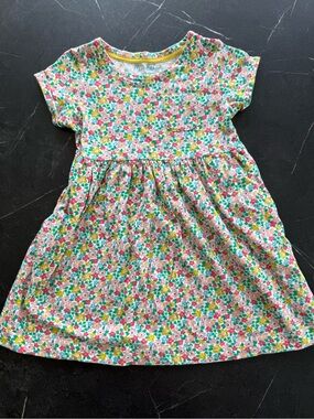 Mini Boden Floral Cotton Dress